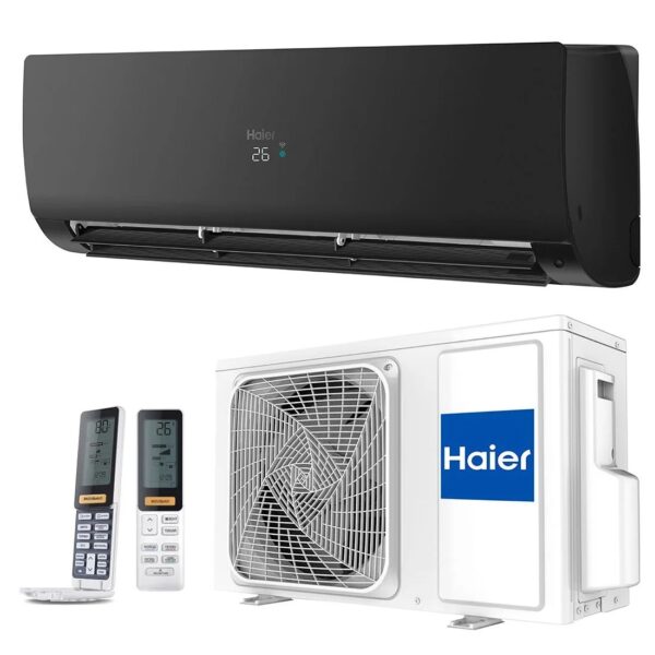 Klimatyzator Flexis Plus naścienny Black Matt AS35S2SF1FA-S + 1U35S2M1FA-2 3,5kW – HAIER