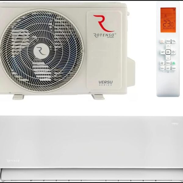 Klimatyzator ścienny 2,6 kW SPLIT (komplet) – ROTENSO Versu Pure 2,6 kW (VP26Xi R16, VP26Xo R16)