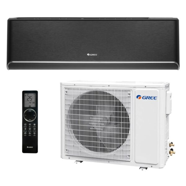 Klimatyzator ścienny 2,7 kW komplet SPLIT – GREE Airy Dark AI09D (GWH09AVCXB-K6DNA1B/I + GWH09AVCXB-K6DNA1B/O)