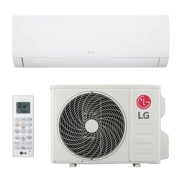 Klimatyzator ścienny 3,5 kW komplet SPLIT – LG DUALCOOL WZ12AWS.SNU2