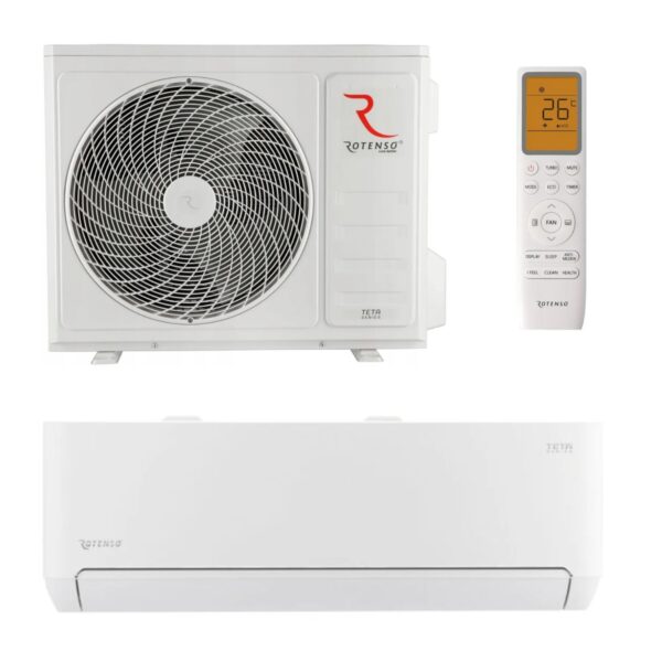 Klimatyzator ścienny 3,5 kW SPLIT (komplet) – ROTENSO Teta 3,5 kW (TA35Xi R16, TO35Xo R16)