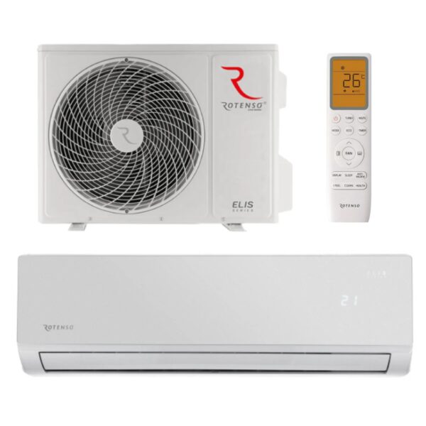Klimatyzator ścienny 5,1 kW Split (komplet) – ROTENSO Elis Silver 5,1 kW (ES50Xi, EO50Xo)