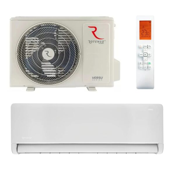 Klimatyzator ścienny 5,3 kW SPLIT (komplet) – ROTENSO Versu Pure 5,3 kW (VP50Xi R16, VP50Xo R16)