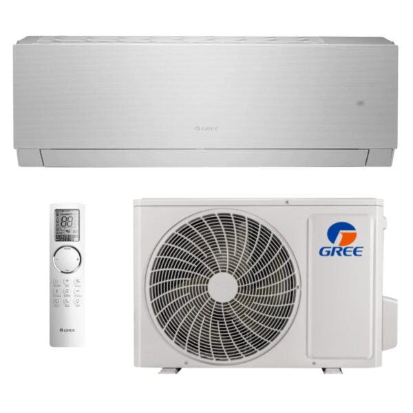 Klimatyzator ścienny 7,1 kW komplet SPLIT – GREE Clivia Silver CL24S (GWH24AUDXF-K6DNA1A/I + GWH24AUDXF-K6DNA1A/O)