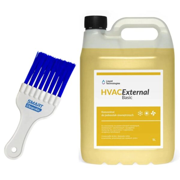 Koncentrat do czyszczenia klimatyzatorów (jedn.zewn.) HVAC External Basic 5 L + SmartCleanAir szczotka