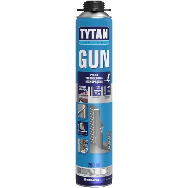 Piana pistoletowa montażowa 750 ml – TYTAN EUROLINE