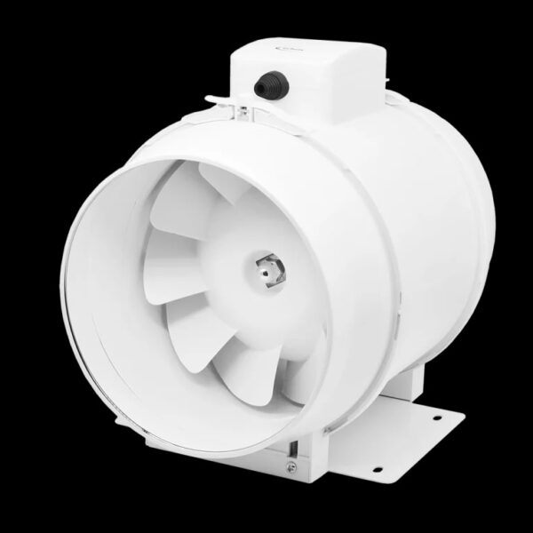 Wentylator kanałowy 125 mm przemysłowy 3-biegowy biały – AIRROXY 01-153