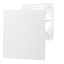 Zestaw: kratka wentylacyjna 150 mm + Panel biały połysk plexi